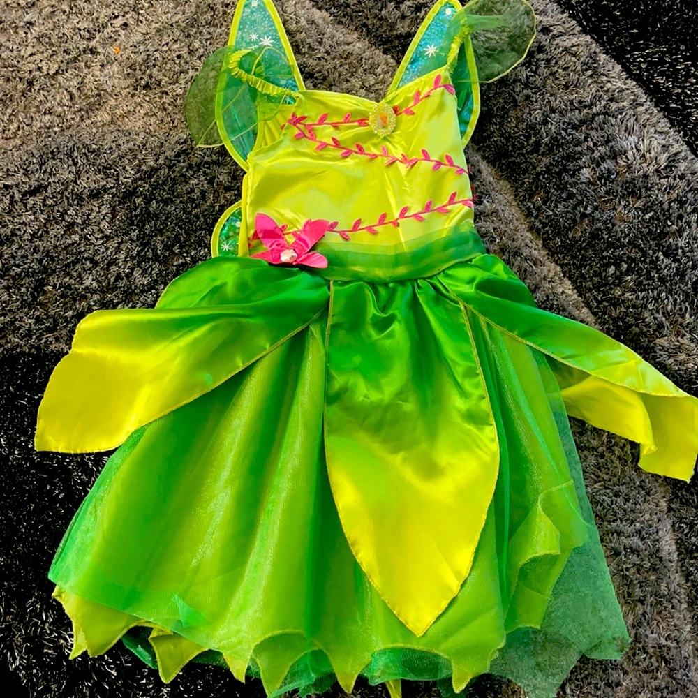 Tinker bell green dress